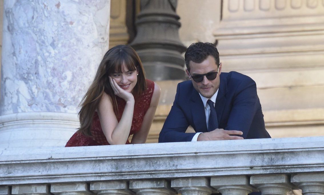 Dakota Johnson and Jamie Dornan in Fifty Shades Freed
